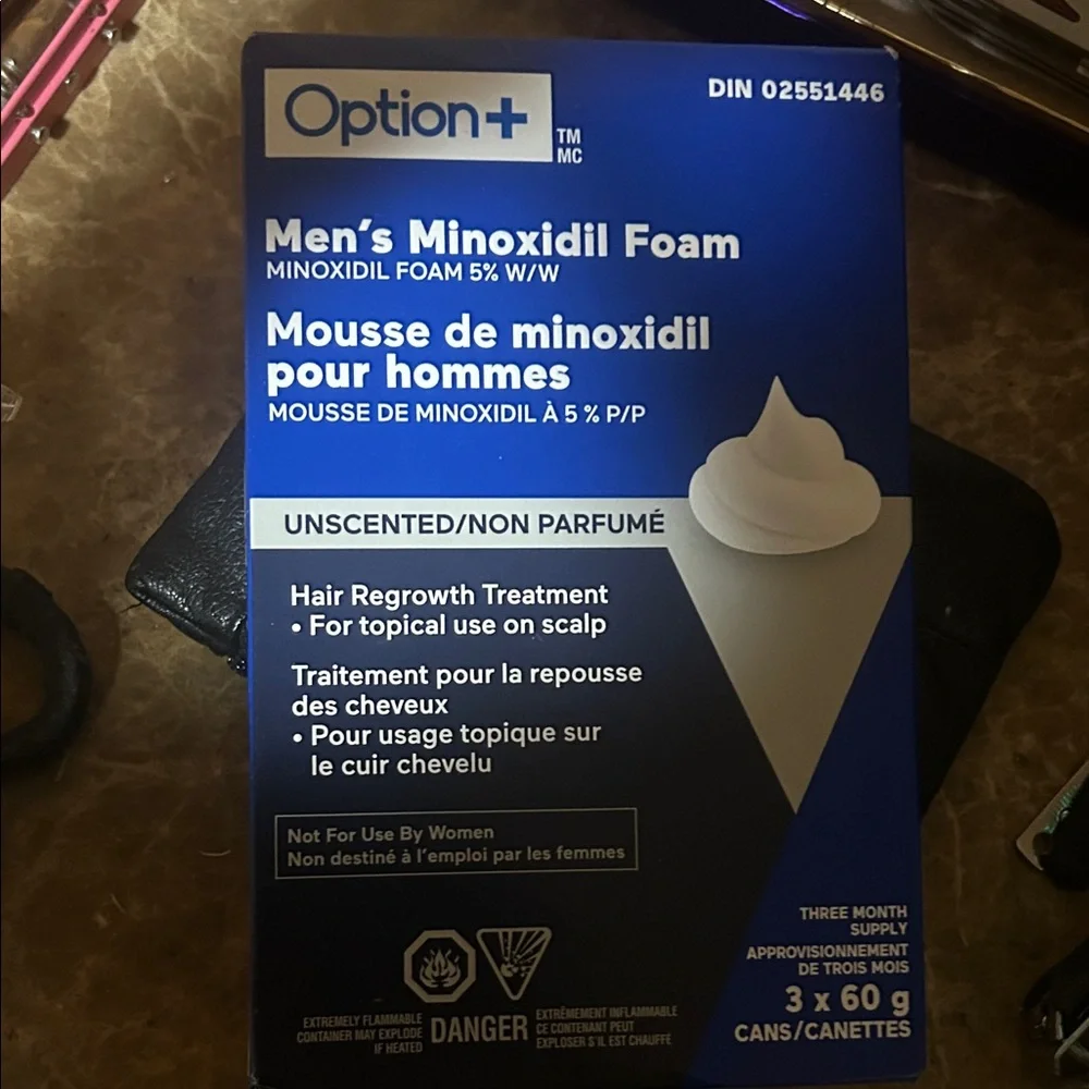 Men's Minoxidil Foam 5% Unscented - Blue